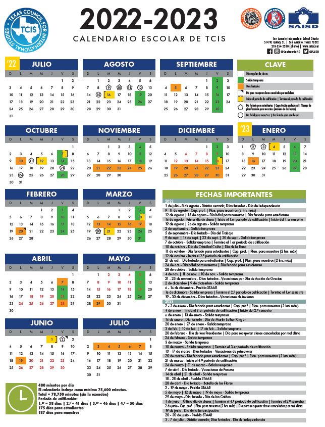 Thomas Jefferson High School Calendar